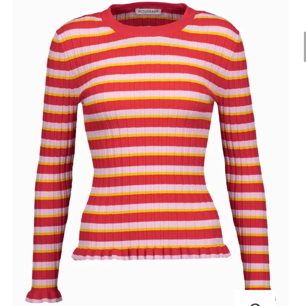 Altuzarra Chandler striped rib-knit sweater
